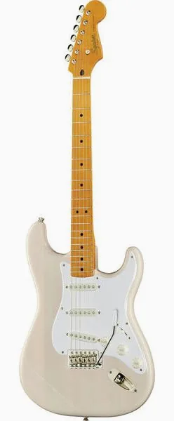 Squier CV 50s Strat MN WHB set forfra