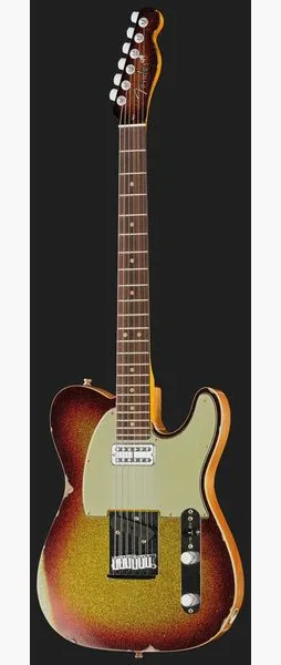 Fender Custom Tele 3TSB Sparkle Relic, detalje 2