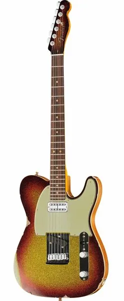 Fender Custom Tele 3TSB Sparkle Relic set forfra