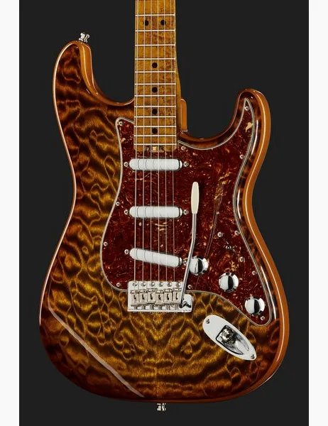 Fender Elite Strat MN QMT Tiger Eye, detalje 4