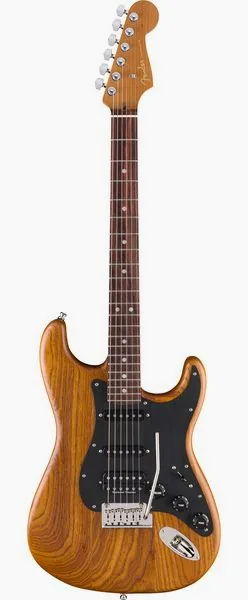 Fender LTD Am Ultra Strat NAT HSS set forfra