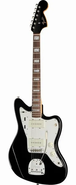 Fender LTD AV II 66 Jazzmaster RW BLK set forfra