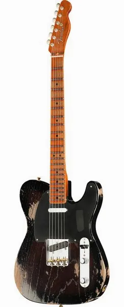 Fender LTD Roasted Reverse 50s Tele B set forfra