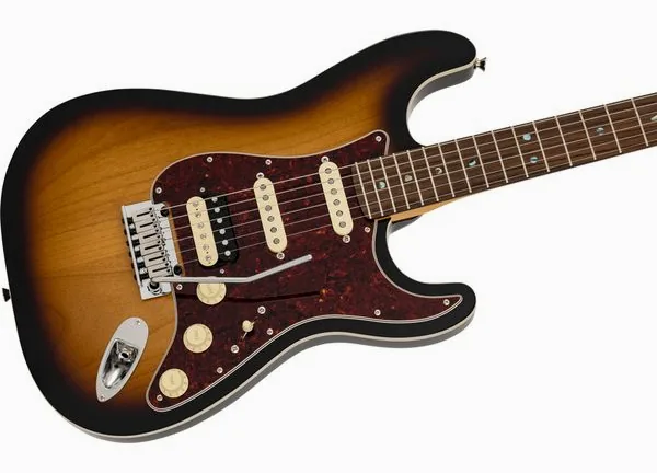 Fender MIJ Act Modern Strat HSS 2TS, detalje 4