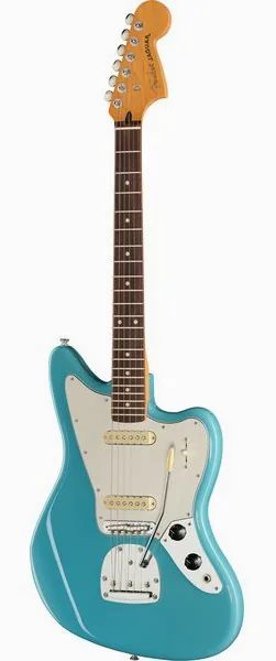 Fender Player II Jaguar RW AQB set forfra