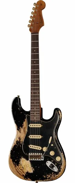 Fender Poblano Strat SHR AB set forfra