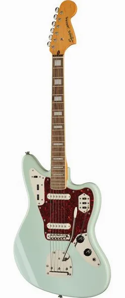 Squier CV 70s Jaguar LRL SFG set forfra