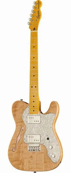 Squier CV 70s Tele Thinline MN NAT set forfra