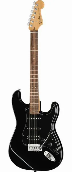 Fender Standard Strat HSS LRL BPG BLK set forfra