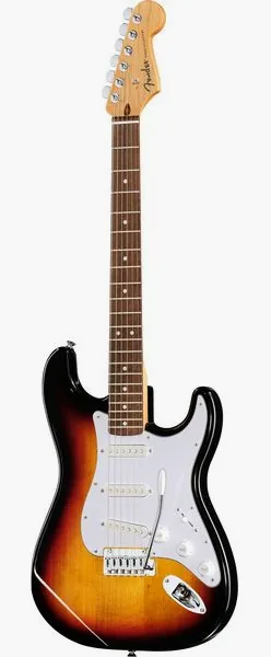 Fender Standard Strat LRL WPG 3TS set forfra