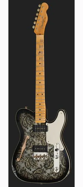 Fender Tele Dual P90 Black Paisley, detalje 2