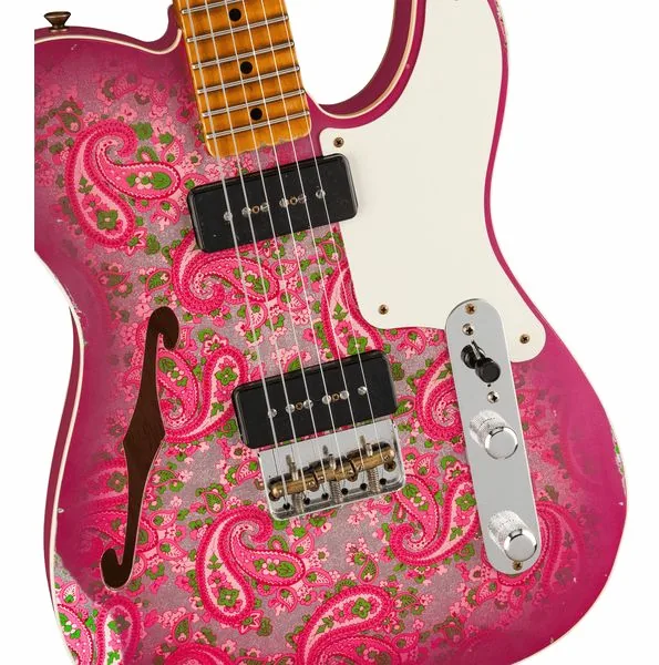 Fender Tele Dual P90 Pink Paisley, detalje 4