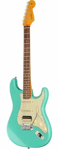 Fender Ultra Luxe 60s Strat HSS SFMG set forfra