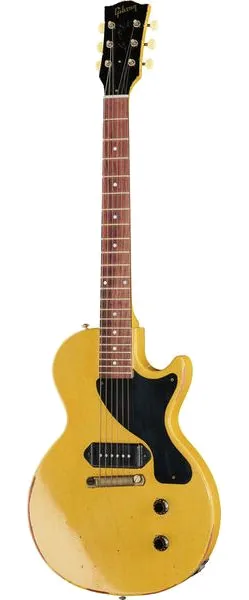 Gibson 57 LP Junior SC TV Yellow HA set forfra