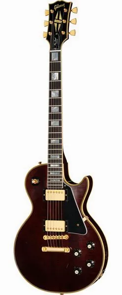 Gibson 64 Les Paul Custom Dark WN LA set forfra