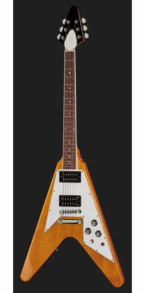 Gibson 70s Flying V Antique Natural, detalje 2