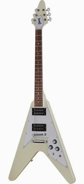 Gibson 70s Flying V CW set forfra