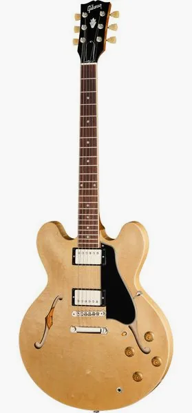 Gibson ES-335 50s Vintage Natural set forfra