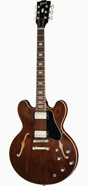 Gibson ES-335 60s Dark Walnut set forfra