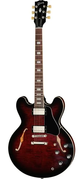 Gibson ES-335 Figured Blood Moon set forfra