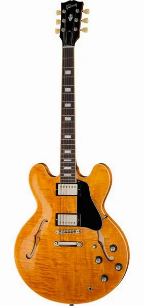 Gibson ES-335 Figured Honey Amber set forfra