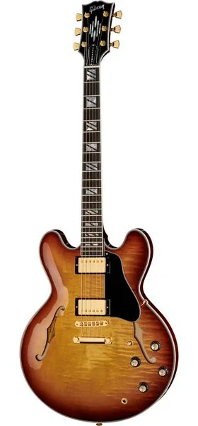 Gibson ES Supreme Bourbon Burst set forfra