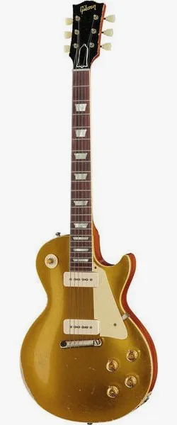 Gibson Les Paul 54 Goldtop Heavy Aged set forfra