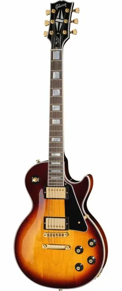 Gibson Les Paul Custom 70s Tobacco B set forfra