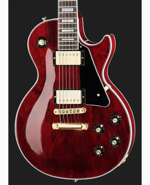 Gibson Les Paul Custom 70s Wine Red, detalje 4