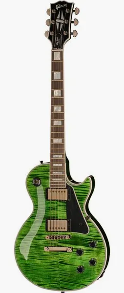 Gibson Les Paul Custom HPT EmeraldB#2 set forfra