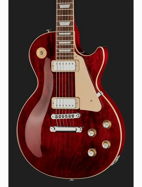 Gibson Les Paul Deluxe 70s Wine Red, detalje 4