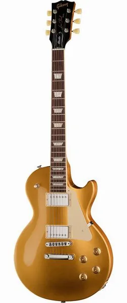 Gibson Les Paul Studio Goldtop set forfra