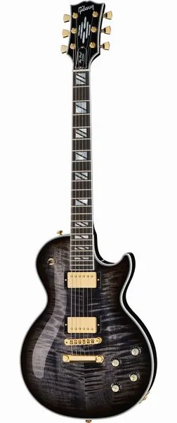 Gibson Les Paul Supreme Trans Ebony B set forfra