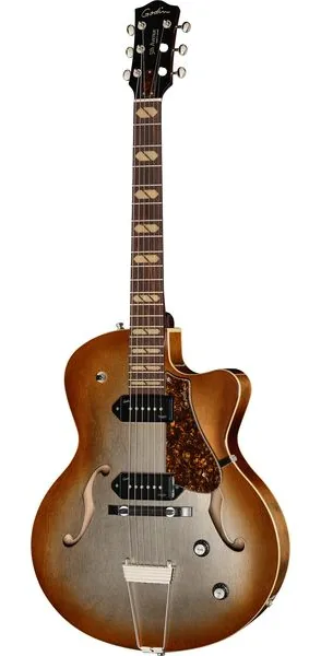 Godin 5th Ave Kingpin II DLX Copper set forfra