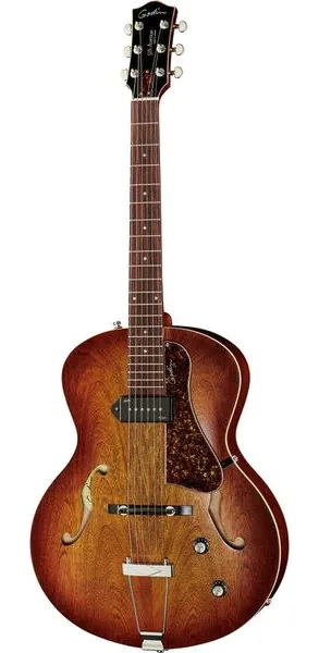 Godin 5th Avenue Kingpin Cognacburst set forfra