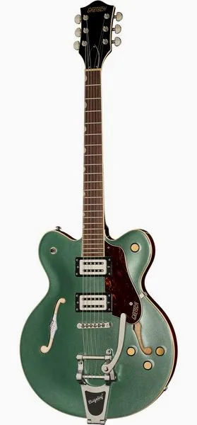 Gretsch G2622T STRML CB DC STL OLV set forfra