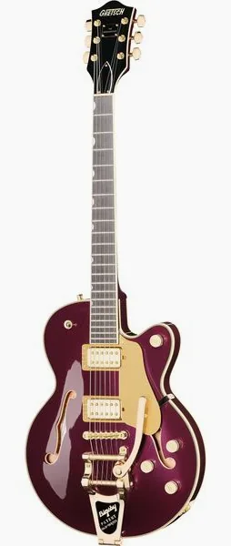 Gretsch Pro Broadkaster JR LX BLKBRY set forfra