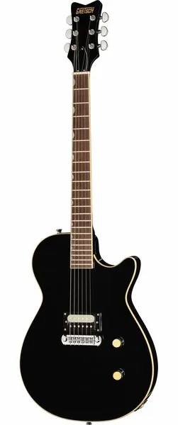 Gretsch STRML JET 1PU JT BLK set forfra
