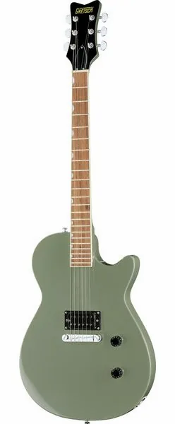 Gretsch STRML JET CLB 1PU OLV DRB set forfra