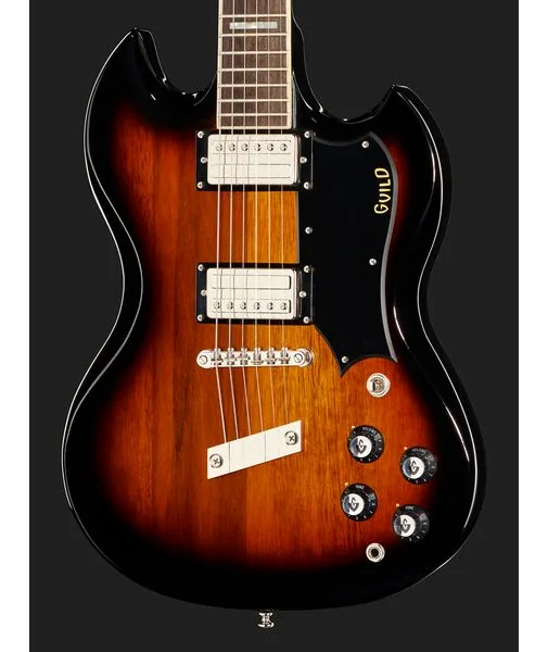 Guild Polara Deluxe Vintage Sunburst, detalje 4