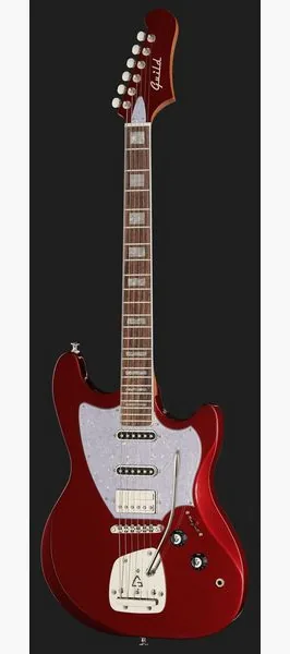 Guild Surfliner Deluxe Scarlett Red, detalje 2