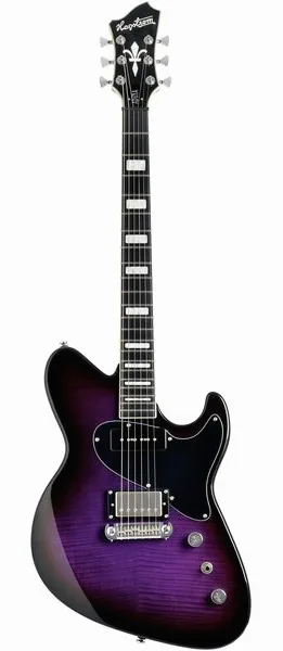 Hagstrom Adina Purple Burst set forfra