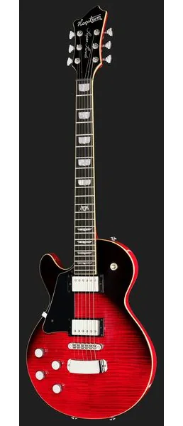 Hagstrom Super Swede Crimson Flame LH, detalje 2