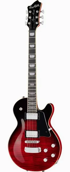 Hagstrom Super Swede Crimson Flame set forfra