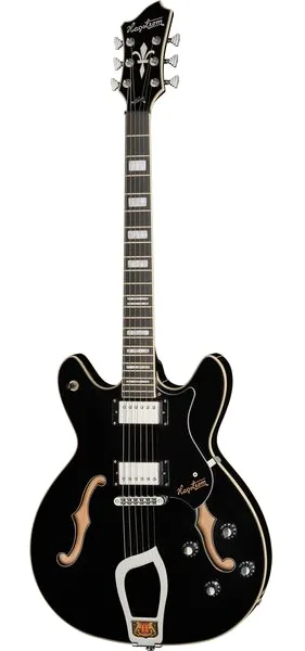 Hagstrom Viking Black set forfra