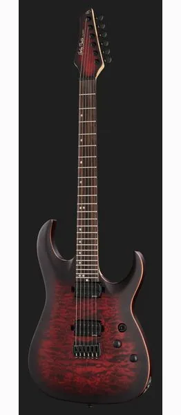 Harley Benton Amarok-6 BKRD Quilted Burst, detalje 2