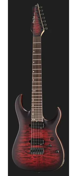 Harley Benton Amarok-7  BKRD Quilted Burst, detalje 2