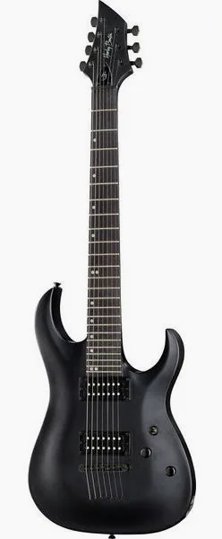 Harley Benton Baritone-7 SBK set forfra