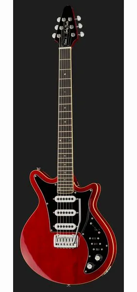 Harley Benton BM-75 Trans Red Deluxe w/Case, detalje 2