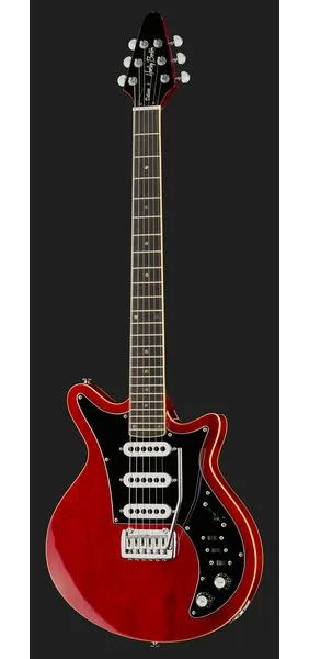 Harley Benton BM-75 Trans Red Deluxe Series, detalje 2